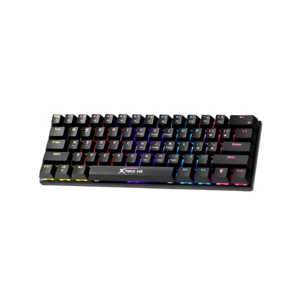 XTRIKE ME GK-916 RAINBOW SWITCH LIGHTS MECHANICAL GAMING KEYBOARD 61 KEYS