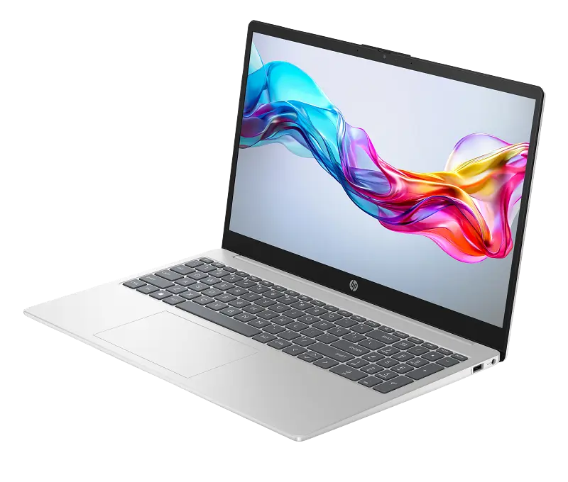 HP 15-FD0532NIA Laptop 13th Gen Core i3-1315U, 4GB DDR4, 256GB SSD, Intel UHD Graphics, 15.6" FHD, DOS, Silver