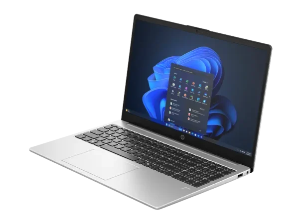 HP 250R G10 Laptop Intel Core 5 120U, 8GB DDR5, 512GB SSD, Intel Integrated Graphics, 15.6" FHD IPS, DOS, Turbo Silver